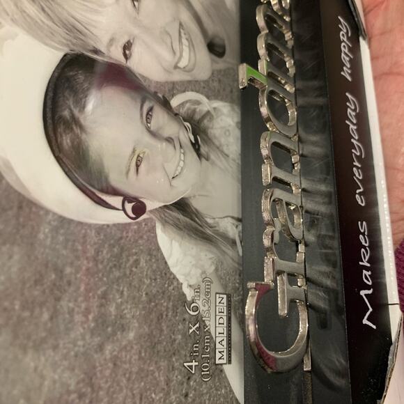 Grandma Wood And Metal 4x6 Picture Frame - Picture 9 of 10